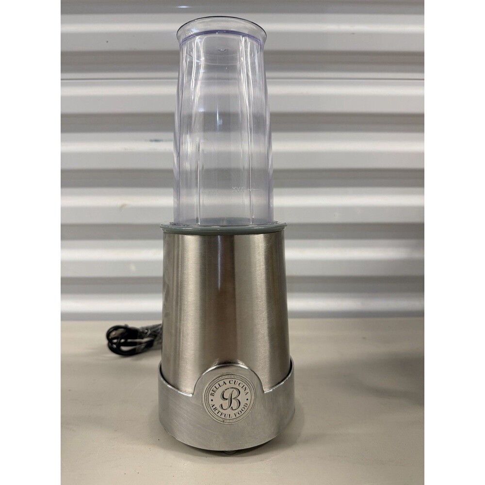 Bella Sensio Inc Rocket Blender Model XB9218A Stainless Steel 200W Works Good